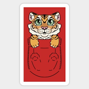 Pocket Tiger Magnet